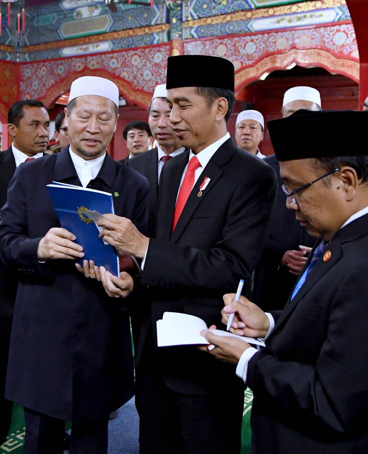 Jokowi Apresiasi Imam Masjid Niujie Tiongkok