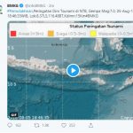 Lombok Utara Diguncang Gempa 7 SR, Potensi Terjadi Tsunami