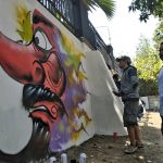 Lomba Mural dan Grafiti Semarakkan HUT Kemerdekaan di Kediri