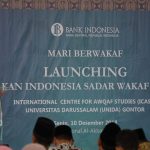 UNIDA Gontor, Bank Indonesia dan Badan Wakaf Indonesia Luncurkan Gerakan Sadar Wakaf
