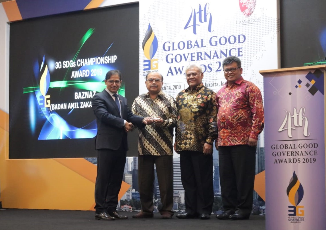 BAZNAS Raih Global Good Governance Award 2019