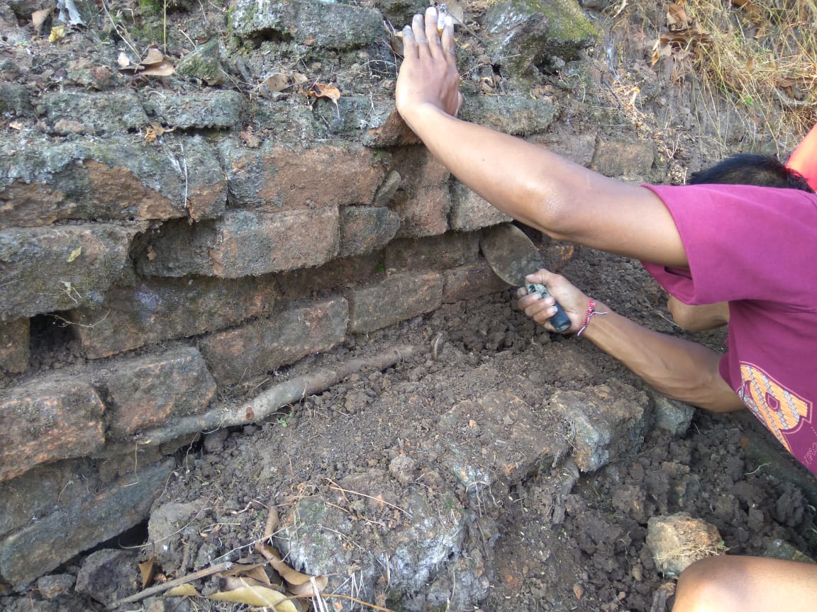 Struktur Batu Kuno Peninggalan Kerajaan Ditemukan di Kediri