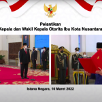 Presiden Lantik Kepala dan Wakil Kepala Otorita Ibu Kota Nusantara