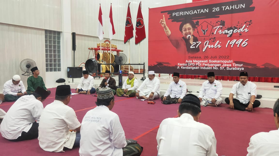 PDI Perjuangan Jatim Kirim Doa untuk Para Pejuang Tragedi Kudatuli