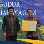 BPN Serahkan Sertifikat Tanah Candi Borobudur ke Kemendikbudristek