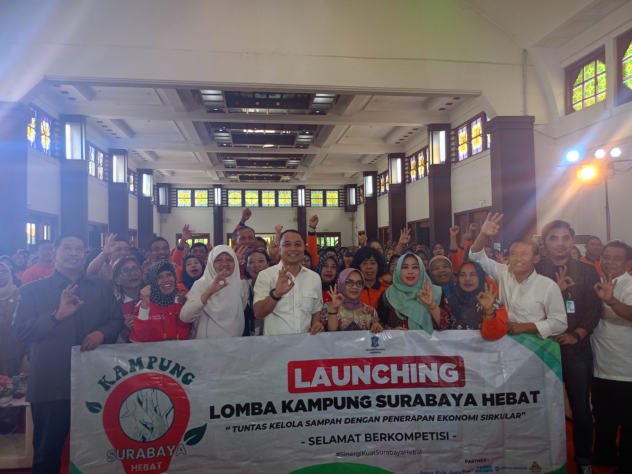 1.360 RW Siap Berkompetisi Rebut Juara Lomba Kampung Surabaya Hebat