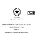 Jokowi Terbitkan Perpres 58/2023 tentang Penguatan Moderasi Beragama