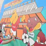 Meriahkan Piala Dunia U-17, Dinding Pop Stasiun Kota Dihiasi Gambar Karakter Bacuya dan Maskot Sulo Bolo