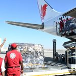 Pesawat Ketiga Pembawa Bantuan Indonesia untuk Palestina Tiba di El Arish