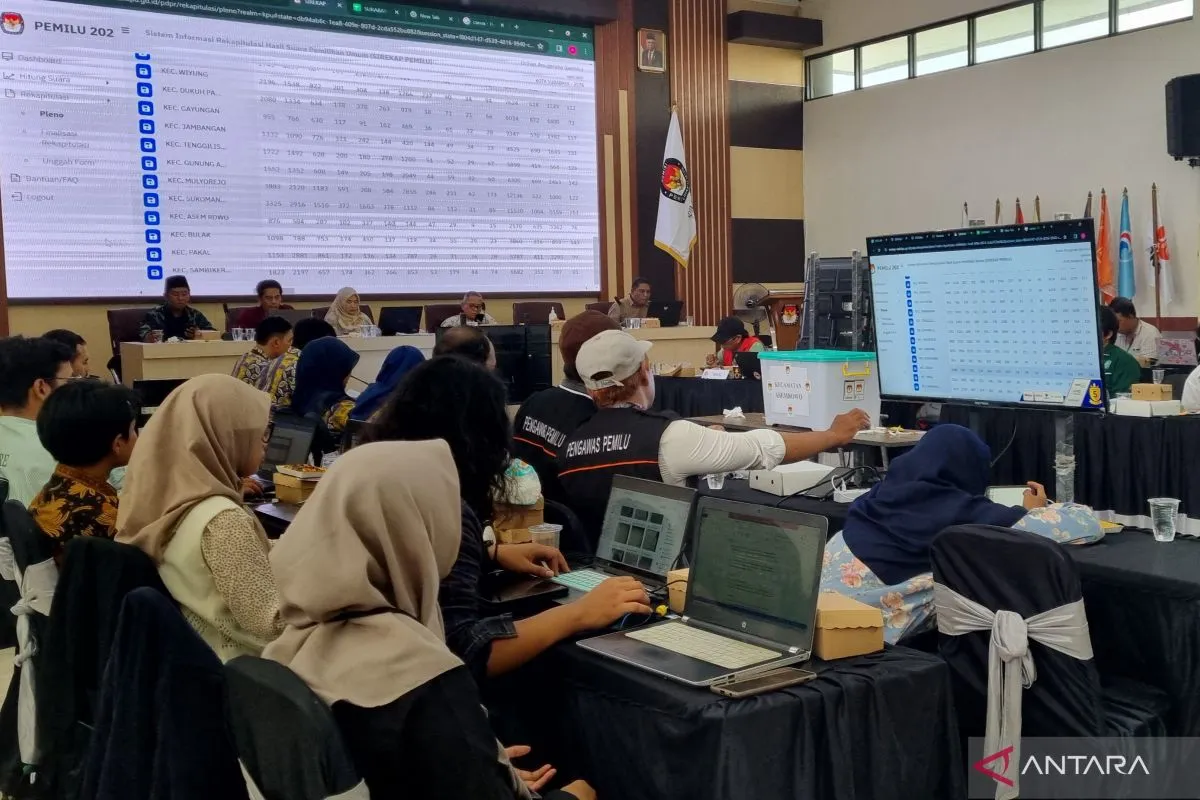 KPU Surabaya Rampungkan Pleno Rekapitulasi 15 Kecamatan