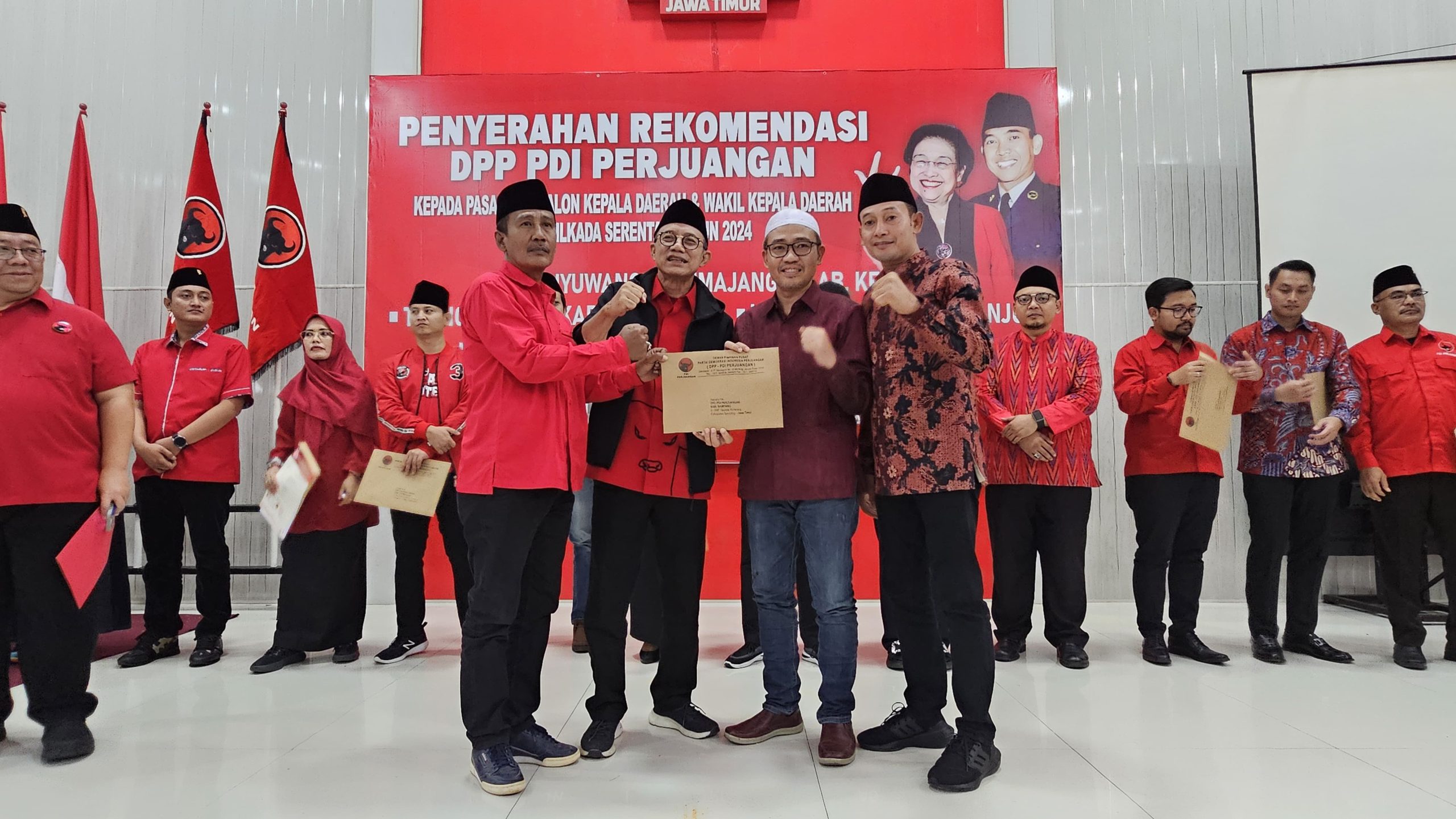 PDI Perjuangan Jatim Resmi Usung Zaini-Hidayat di Pilbup Sampang