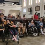 Kali Pertama, 300 Umat Difabel Hadiri Misa Yubileum di Gereja Katedral Surabaya