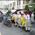 Siswa SD Santa Maria Surabaya Berbagi 465 Paket Ramadan