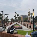 Pengunjung Alun-alun Sidoarjo Mengeluh Minim Pohon Rindang