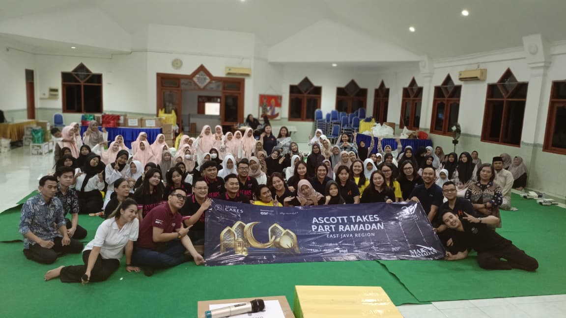 HUT ke-30, Ascott Jatim Bangun Kepedulian dan Buka Puasa Bersama di Panti Asuhan