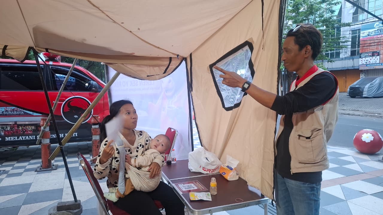 Posko Mudik PDI Perjuangan Beri Layanan Medis hingga Logistik Gratis 24 Jam