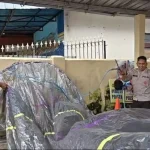 Polisi Ponorogo Amankan Balon Udara Liar Jatuh Dekat Permukiman