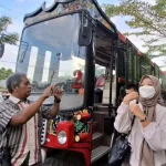 “Bus Mabour” Sambut Wisatawan di Kota Madiun saat Lebaran