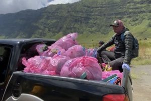 Bersih Bersih Bromo, 963 Kilogram Sampah Terkumpul Didominasi Sampah Plastik