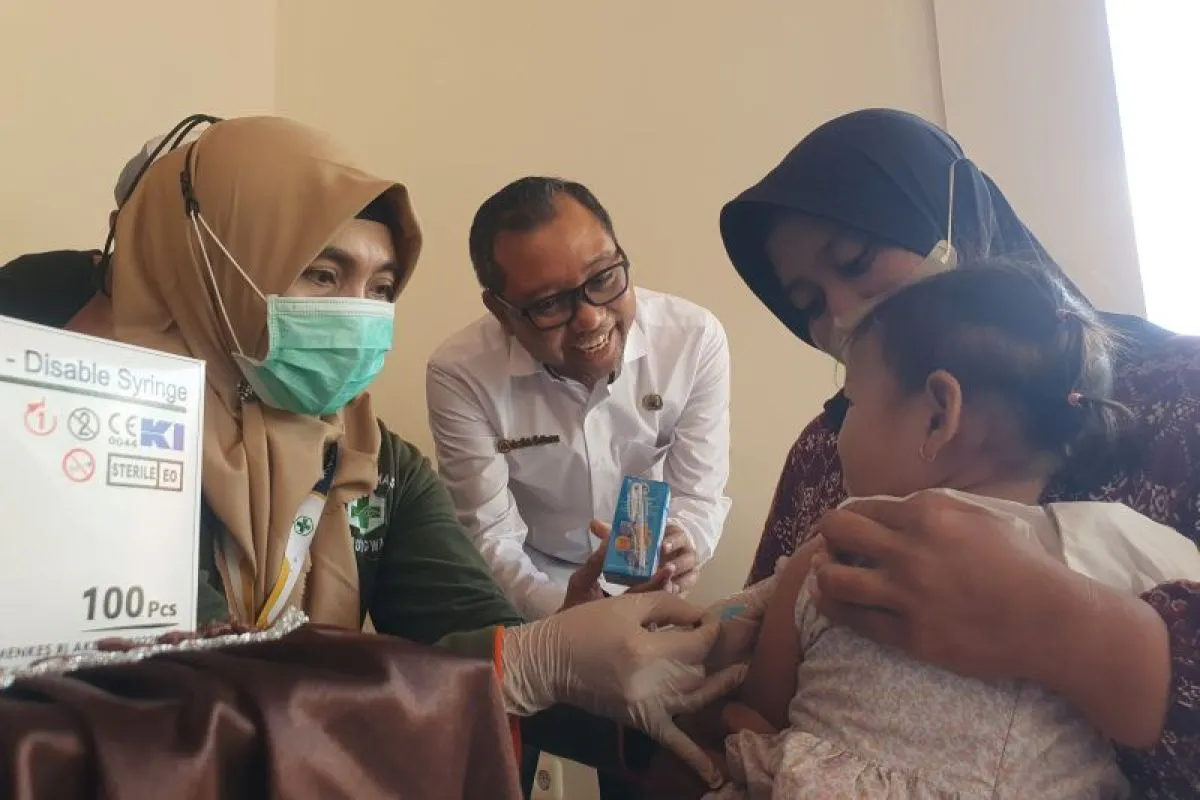 Dinkes Tulungagung Gelar Imunisasi Masal Kasus Campak di Ringinpitu