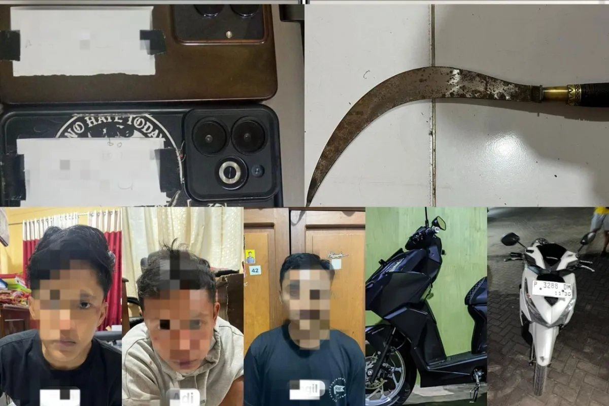 Polres Situbondo Tangkap Tiga Pelaku Begal Motor Sadis