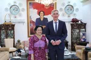 Megawati Soekarnoputri Terima Dubes Jerman Bahas Timur Tengah dan KAA