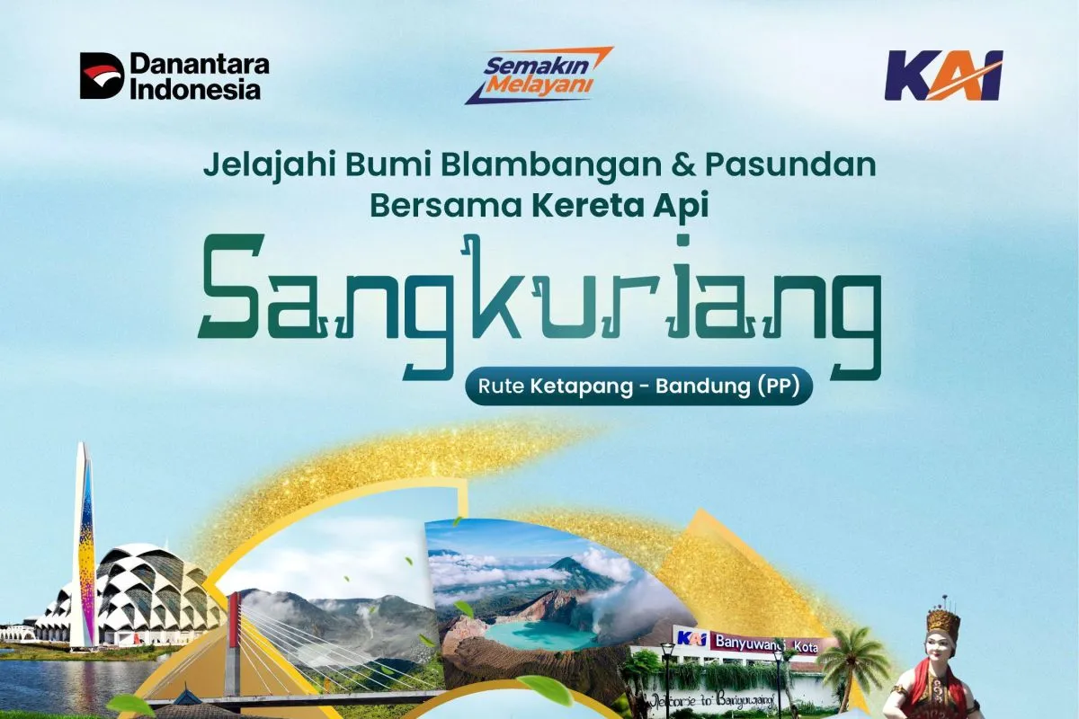 Baru, KAI Hadirkan KA Sangkuriang Rute Ketapang-Bandung