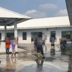 Coret-coret Viaduk Gubeng, 4 Pemuda Dihukum Kerja Sosial di Liponsos