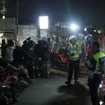 65 Personel Polisi Tangkap Puluhan Sepeda Motor Balap Liar di Tuban