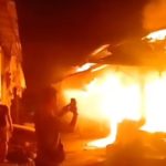 Kebakaran Hebat Pasar Baru Tuban 41 Kios Ludes