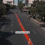 Pembatas Jalan Basra Surabaya Cegah Pengendara Potong Arus Lalin