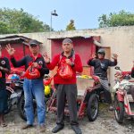 Sampai Gepeng Tetap Banteng Yel-yel Paguyuban Becak Bahagia Bersama PDI Perjuangan
