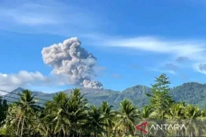 Erupsi Gunung Dukono Malut, Lima Pendaki Mengalami Luka
