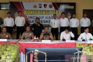 Penyuntikan LPG Non-Subsidi Diungkap Polisi Sidoarjo