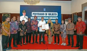 Heti Palestina Resmi Ketua Dewan Kebudayaan Surabaya 2026-2029
