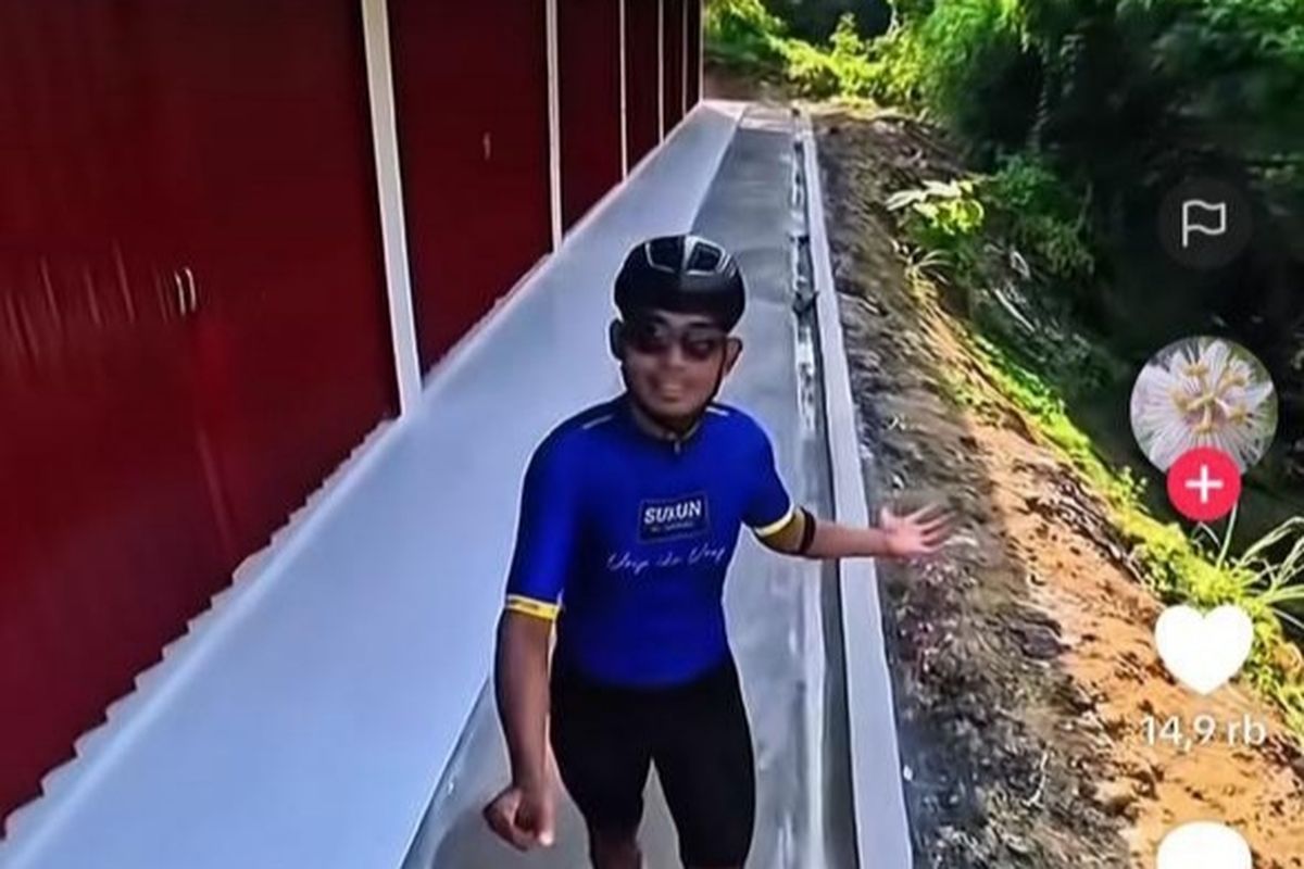 Viral Koperasi Merah Putih di Ngawi Dibangun Menghadap Tepi Kali