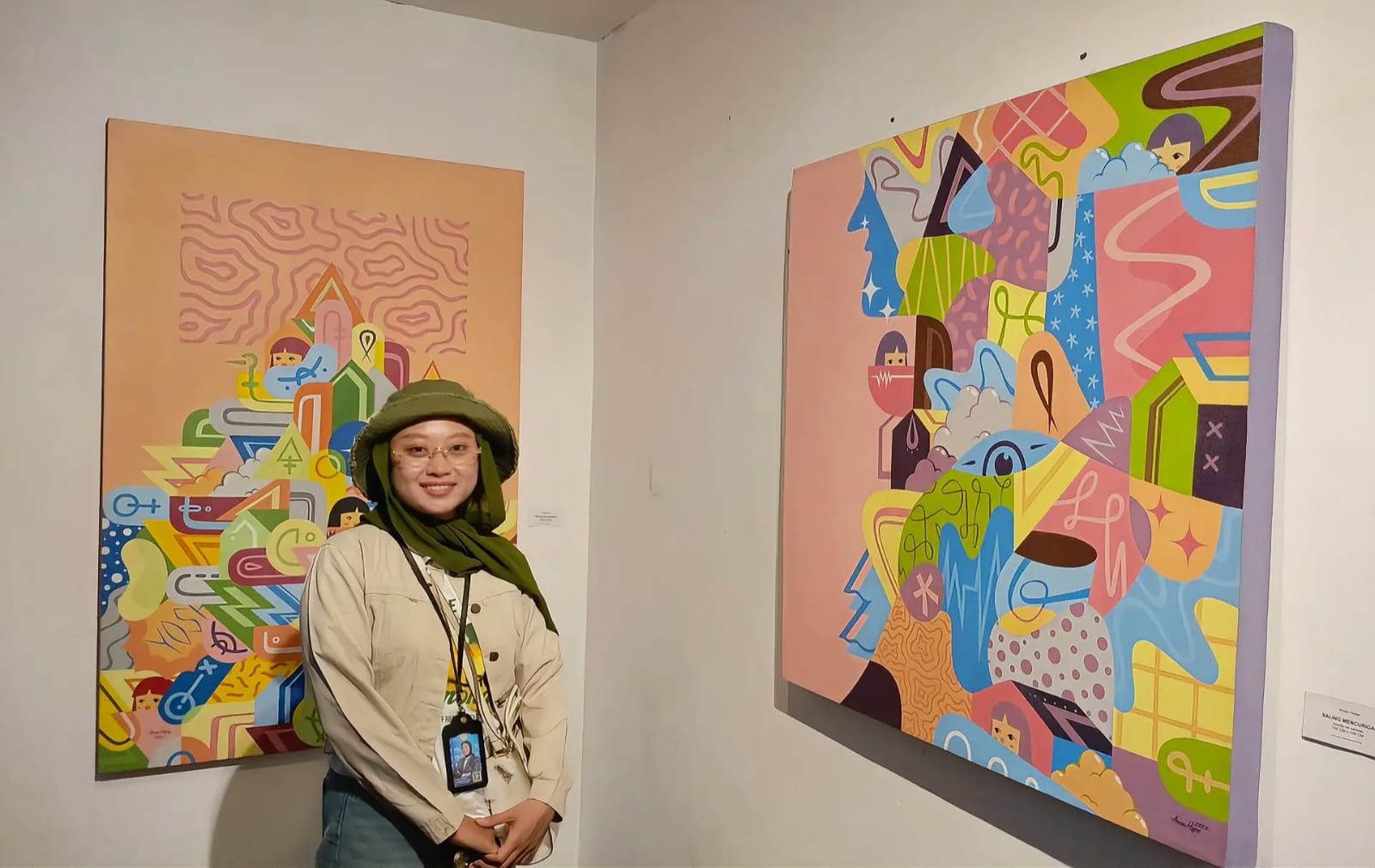 Saat Trauma dan Nyinyiran Netizen Menjelma Seni di ArtSpace Artotel Surabaya