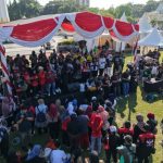 4.000 Arek Suroboyo Ikuti Apel Jogo Suroboyo di Tugu Pahlawan