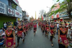 Kirab Budaya Mojo Bangkit Hidupkan Kejayaan Majapahit