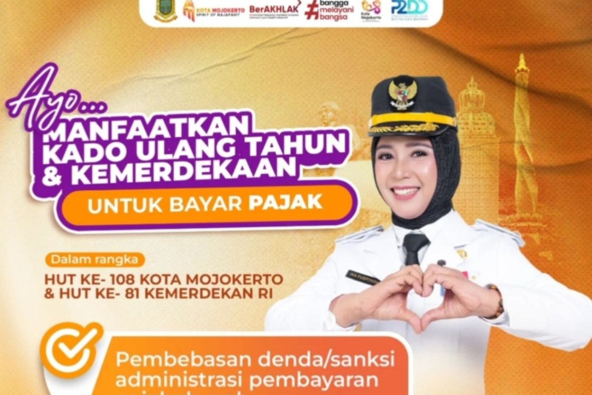 Pemkot Mojokerto Hapus Denda Pajak & Diskon BPHTB 50% Pemkot Mojokerto Hapus Denda Pajak & Diskon BPHTB 50%