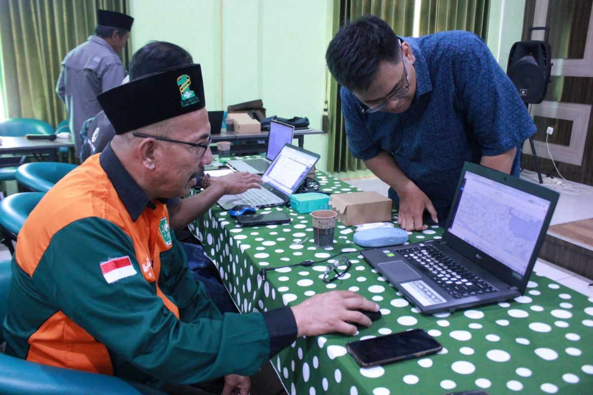 LPBI PWNU Jatim Latih Relawan PCNU Pemetaan Bencana SIG LPBI PWNU Jatim Latih Relawan PCNU Pemetaan Bencana SIG