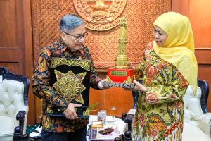 Khofifah: Kebesaran Majapahit Ada di Taman Soerjo Modjopahit