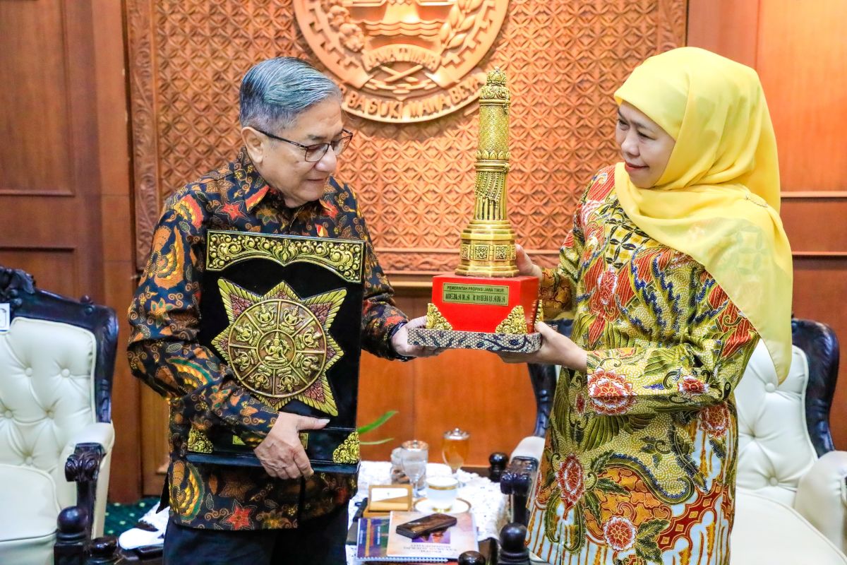 Khofifah: Kebesaran Majapahit Ada di Taman Soerjo Modjopahit