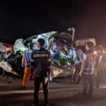 Tabrakan Mini Bus Lawan Truk di Tol Pandaan-Malang 3 Orang Meninggal
