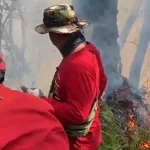 Kebakaran di Tahura R. Soerjo Mojokerto Belum Padam