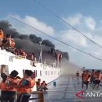 KMP Mutiara Santosa 2 Terbakar: 5 Meninggal, 227 Selamat