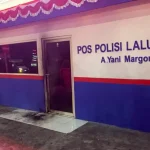 Pos Polisi Lalu Lintas Margorejo Diduga Dilempar Molotov