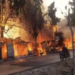 10 Toko di Babat Lamongan Hangus Terbakar Akibat Bakar Sampah