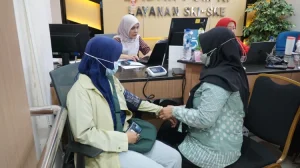 Cegah Kanker Serviks Ratusan Peserta Ikut Vaksinasi HPV