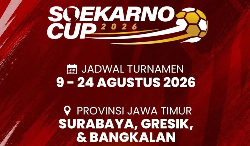Soekarno Cup 2026 Siap Digelar di Jatim Diikuti 16 Provinsi Soekarno Cup 2026 Siap Digelar di Jatim Diikuti 16 Provinsi
